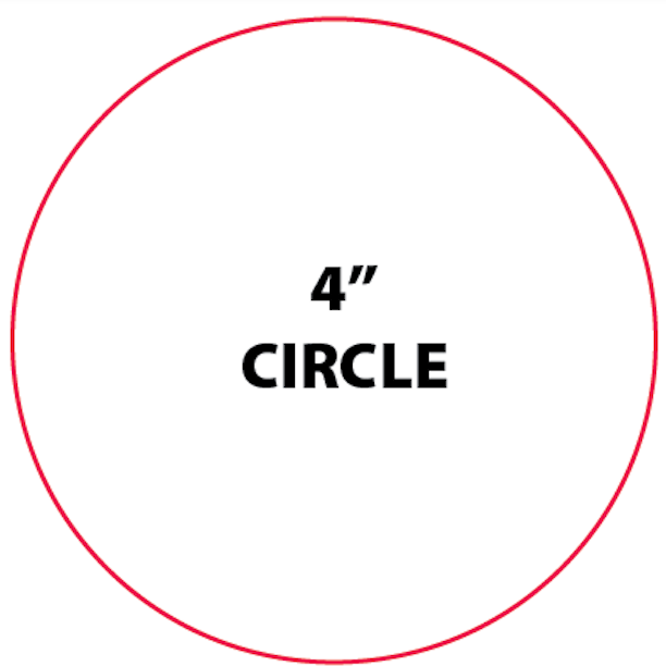 4" Circle Labels