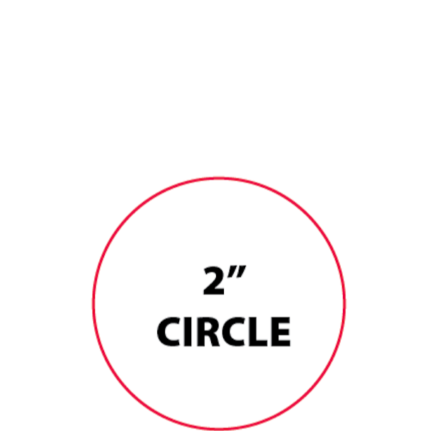 2" Circle Labels